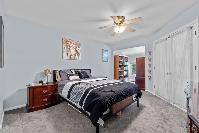 5 Rose Ests Unit 2, Walden, NY 12586 - carpeted bedroom featuring a ceiling fan and baseboards