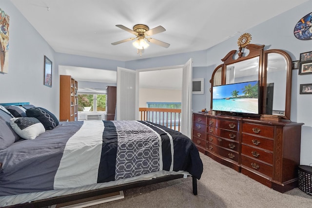 5 Rose Ests Unit 2, Walden, NY 12586 - carpeted bedroom featuring a ceiling fan and cooling unit