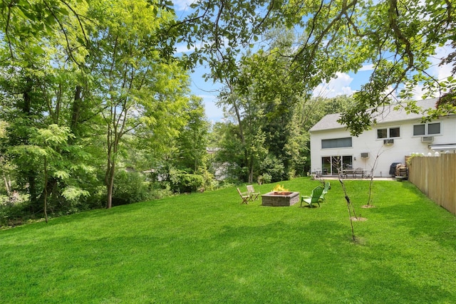 5 Rose Ests Unit 2, Walden, NY 12586 - view of yard with a fire pit