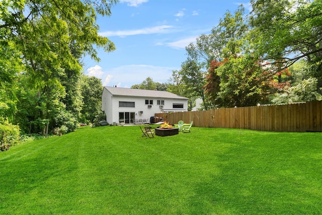 5 Rose Ests Unit 2, Walden, NY 12586 - rear view of house with an outdoor fire pit