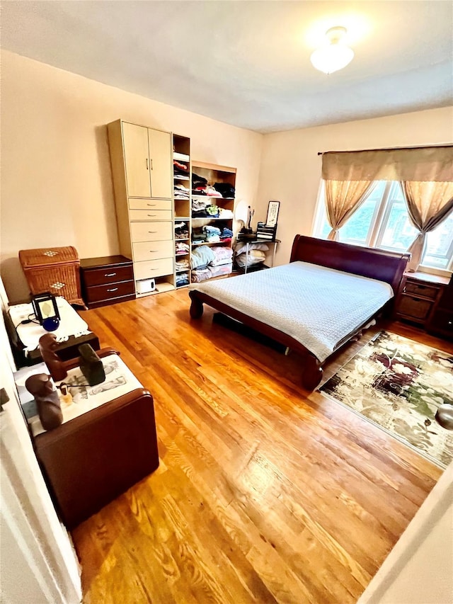 4328 195th St, Flushing, NY 11358 - bedroom with light wood finished floors
