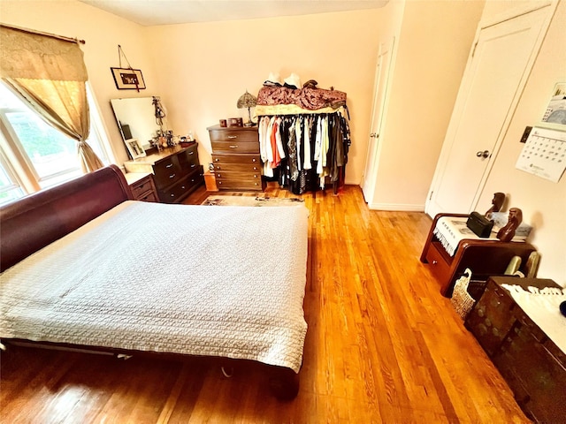 4328 195th St, Flushing, NY 11358 - bedroom featuring light wood finished floors and baseboards