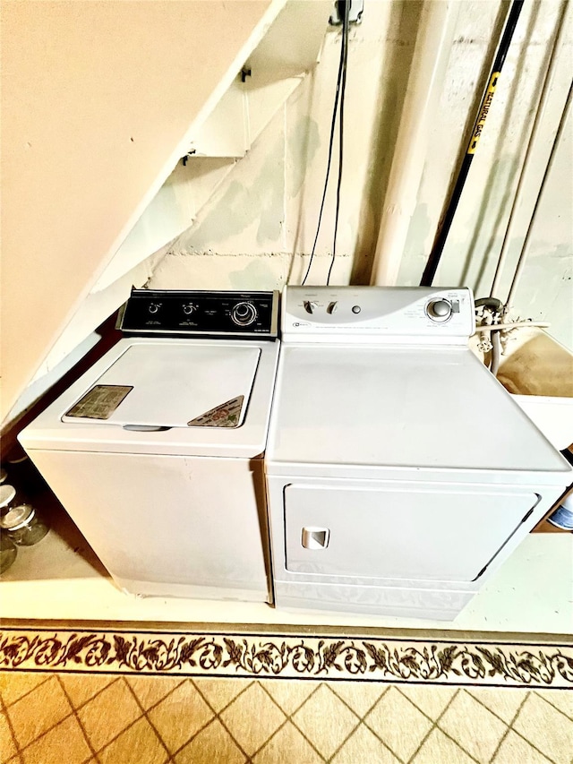 4328 195th St, Flushing, NY 11358 - laundry room with washer and clothes dryer