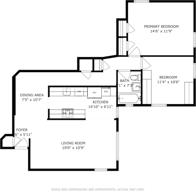 325 Palmer Ter Unit 1D, Mamaroneck, NY 10543 - view of floor plan / room layout