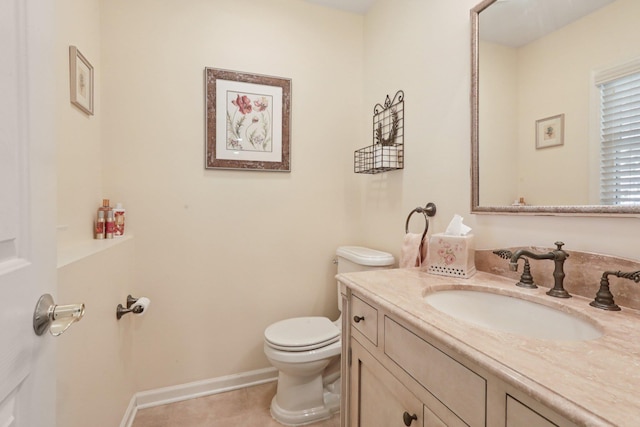 3 Hoyt Ct, Stony Point, NY 10980 - half bathroom featuring vanity and tile patterned floors