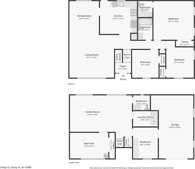 3 Hoyt Ct, Stony Point, NY 10980 - view of home floor plan