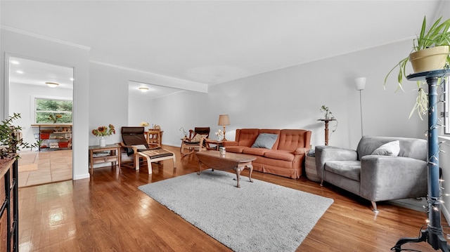 7 Kings Ln, Montrose, NY 10548 - living area with wood finished floors and ornamental molding