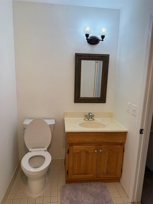 1012 Skyline Dr, Coram, NY 11727 - bathroom with vanity and tile patterned flooring