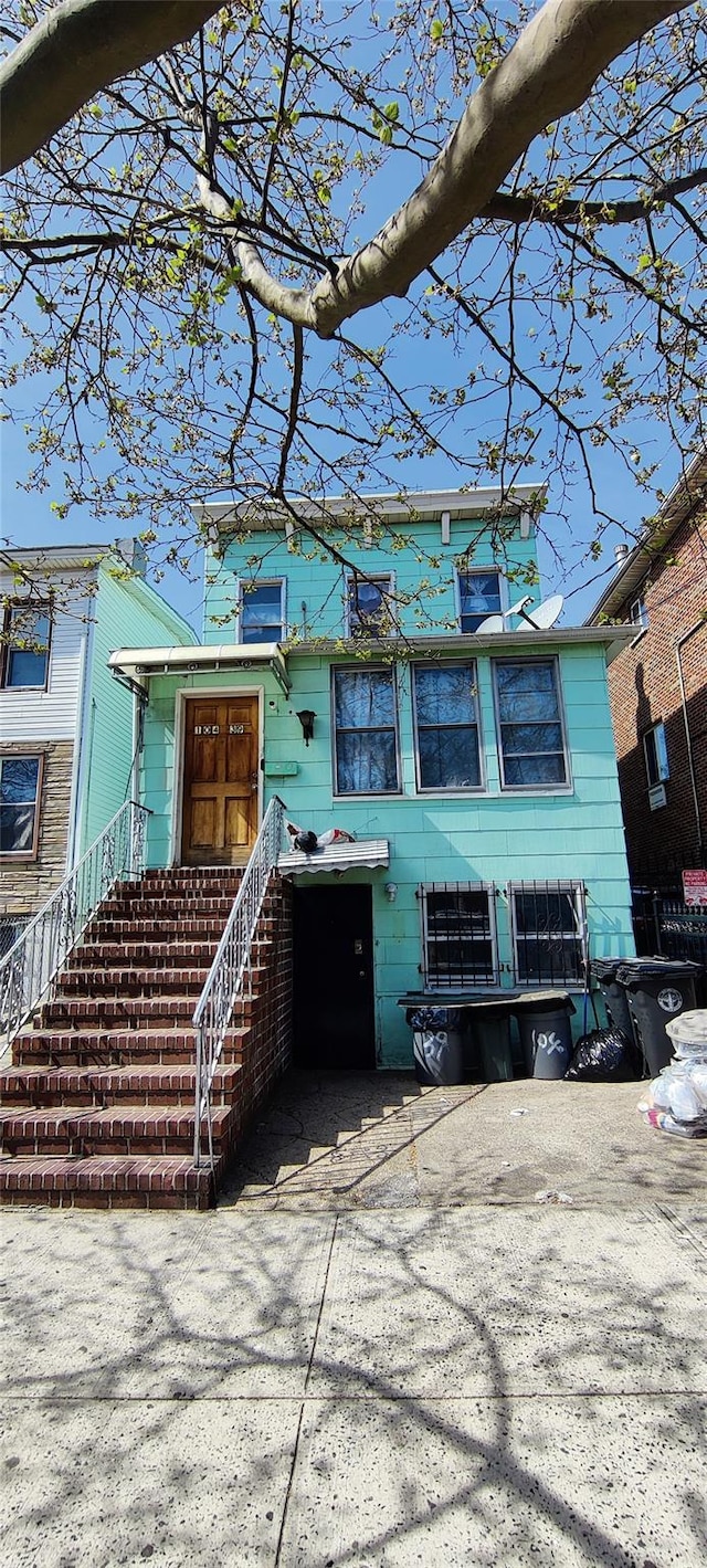 10439 42nd Ave, Corona, NY 11368 - view of front of property with stairway