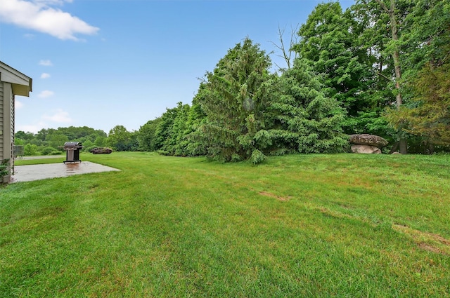 84 Jasmine Dr, Middletown, NY 10940 - view of green lawn with a patio