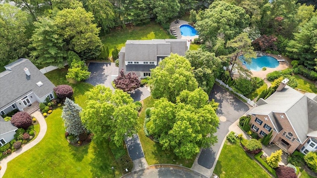 6 Laurelwood Ct, Dix Hills, NY 11746 - drone / aerial view of a pool area