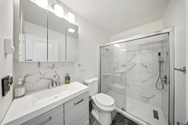 2 Woodland Way N, Ellenville, NY 12428 - bathroom featuring a marble finish shower and vanity