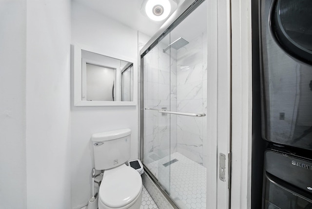 2 Woodland Way N, Ellenville, NY 12428 - full bath with a marble finish shower and toilet