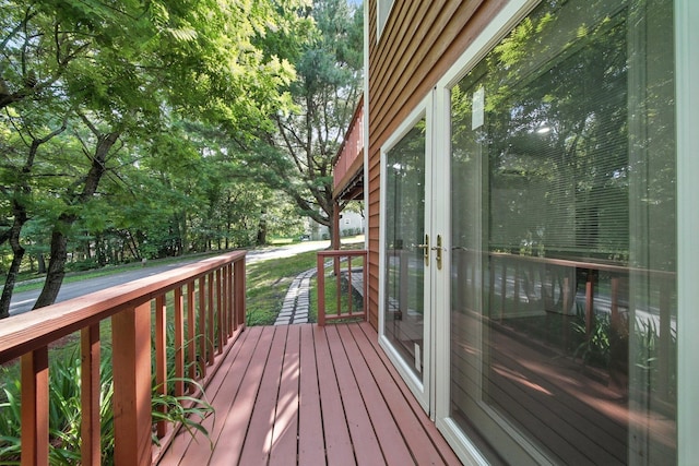 2 Woodland Way N, Ellenville, NY 12428 - deck with view of wooded area