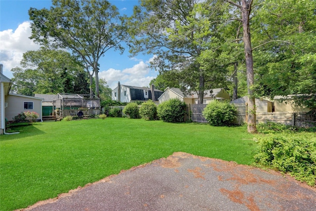 178 Magnolia Dr, Mastic Beach, NY 11951 - fenced backyard with a residential view