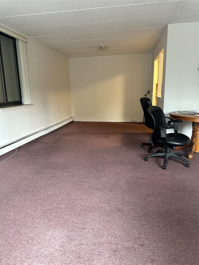 136-24 Maple Ave Unit 3B, Flushing, NY 11355 - unfurnished office with carpet floors and baseboard heating