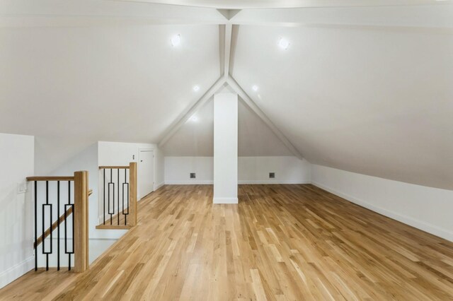 237 Linden Ave, Westbury, NY 11590 - additional living space with light wood-style flooring and baseboards