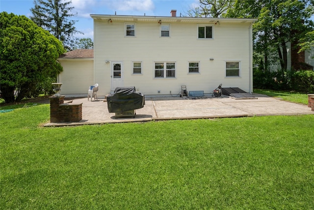 51 Lester Dr, Orangeburg, NY 10962 - back of property featuring a patio area and a yard