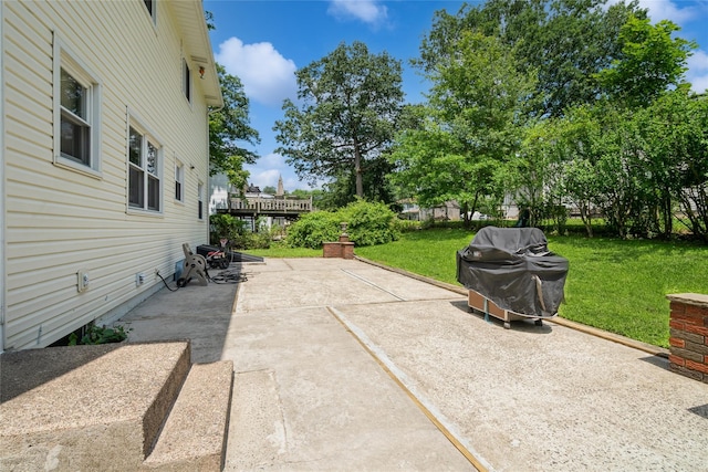 51 Lester Dr, Orangeburg, NY 10962 - view of patio / terrace with grilling area