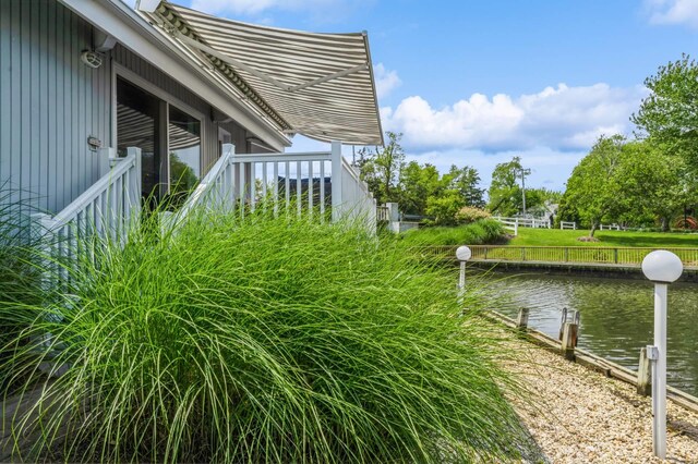 35 Library Ave Unit 8X, Westhampton Beach, NY 11978 - view of yard with a water view