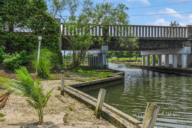 35 Library Ave Unit 8X, Westhampton Beach, NY 11978 - dock area with a water view