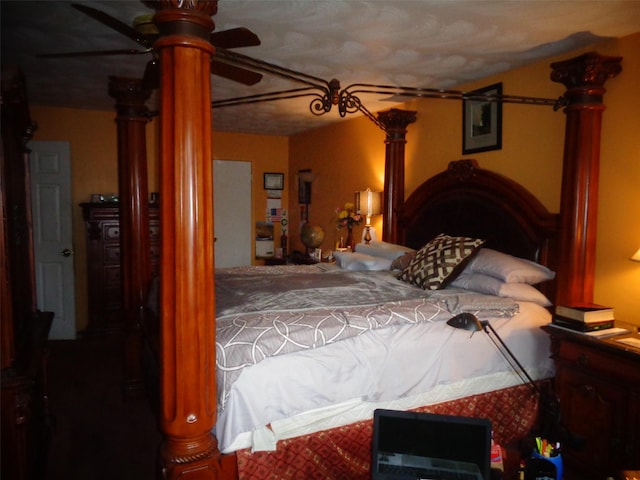 113 Camille Ln, East Patchogue, NY 11772 - bedroom with decorative columns