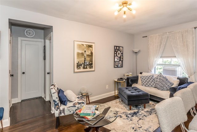 30-47 Hobart St Unit 6, Woodside, NY 11377 - living area with wood finished floors