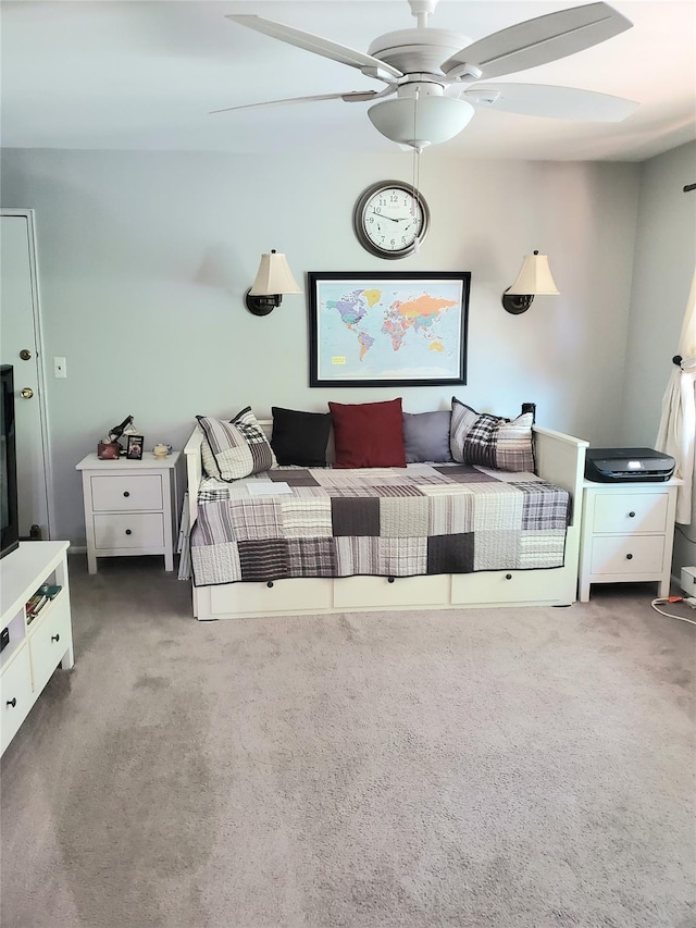 1106 Parkview Dr, Southfields, NY 10975 - carpeted bedroom featuring ceiling fan