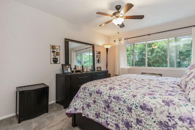 1106 Parkview Dr, Southfields, NY 10975 - bedroom with light colored carpet and ceiling fan