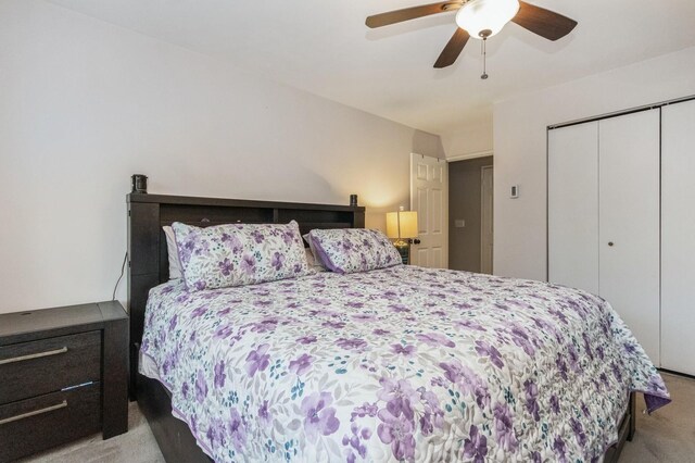 1106 Parkview Dr, Southfields, NY 10975 - bedroom featuring carpet, a closet, and ceiling fan