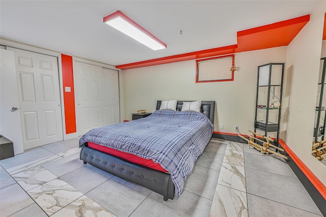 129 Guenther Ave, Valley Stream, NY 11580 - bedroom featuring marble finish flooring