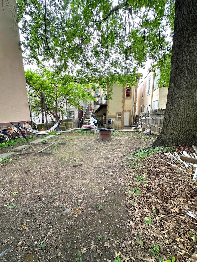 110 Beech St, Yonkers, NY 10701 - view of yard with stairs