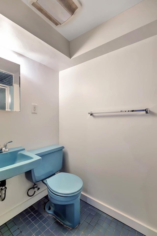 200-06 39th Ave, Bayside, NY 11361 - half bath with tile patterned flooring