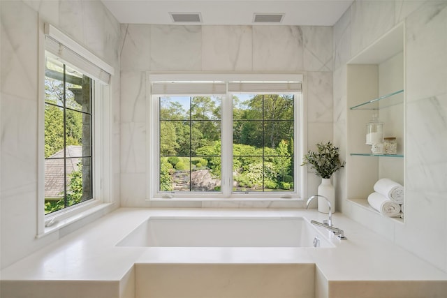 3 Terrace Cir, Armonk, NY 10504 - bathroom featuring plenty of natural light and a bath