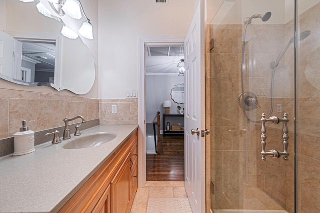 15 Format Ln, Smithtown, NY 11787 - full bathroom with vanity and a shower stall