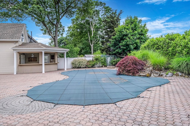 53 Pequot Ln, East Islip, NY 11730 - view of swimming pool featuring a patio area