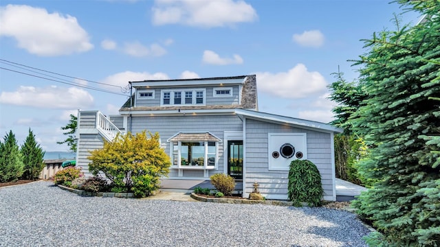 12910 Main Rd, East Marion, NY 11939 - view of front of property featuring stairway