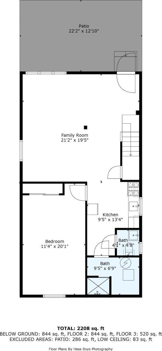 2088 Virgil Pl, Bronx, NY 10473 - view of floor plan / room layout
