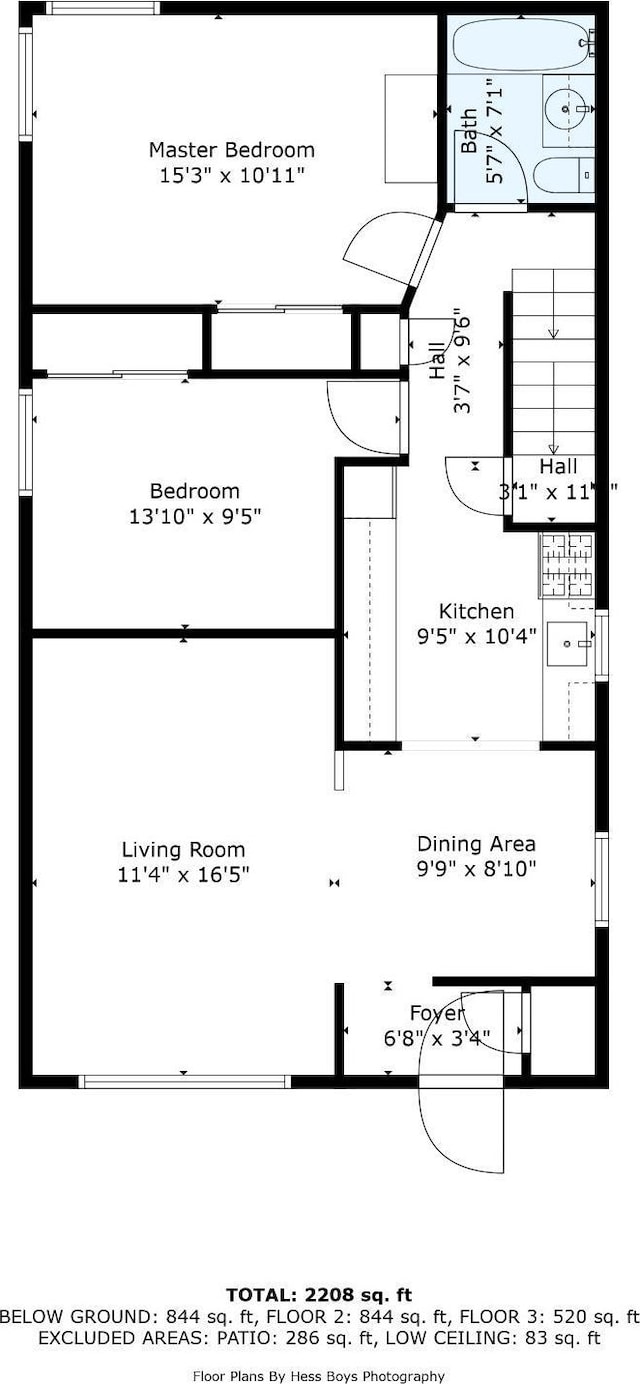 2088 Virgil Pl, Bronx, NY 10473 - view of floor plan / room layout
