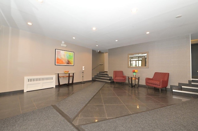 5 Birchwood Ct Unit 2C, Mineola, NY 11501 - community lobby featuring stairway and recessed lighting