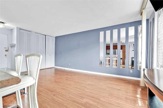 68-15 Selfridge St Unit 5D, Forest Hills, NY 11375 - home office with light wood-type flooring and baseboards