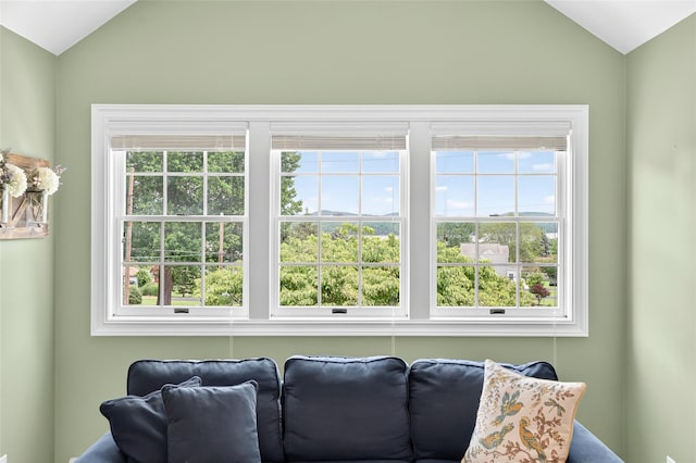 85 Jay St, Stony Point, NY 10980 - living area with vaulted ceiling and healthy amount of natural light