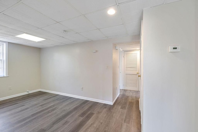 33 N Rte 303, Congers, NY 10920 - spare room with dark wood-type flooring and baseboards