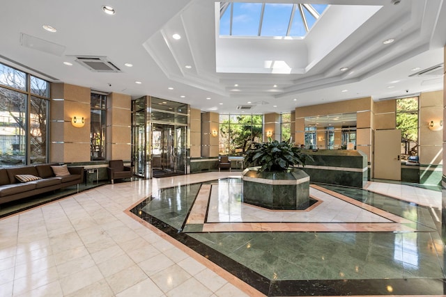 11201 Queens Blvd Unit 10B, Forest Hills, NY 11375 - lobby with recessed lighting