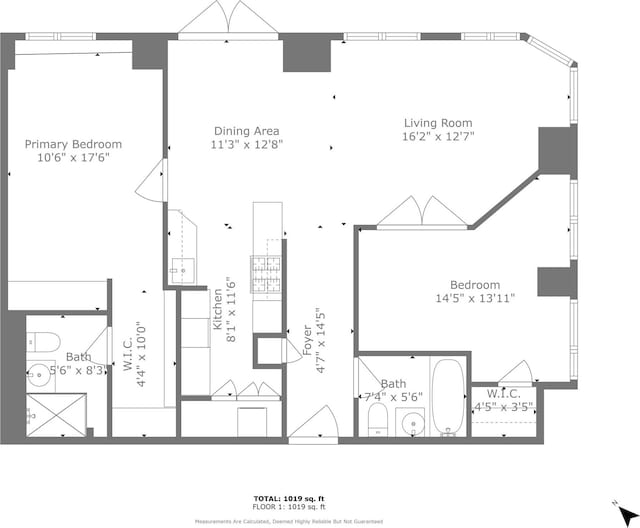 11201 Queens Blvd Unit 10B, Forest Hills, NY 11375 - view of room layout