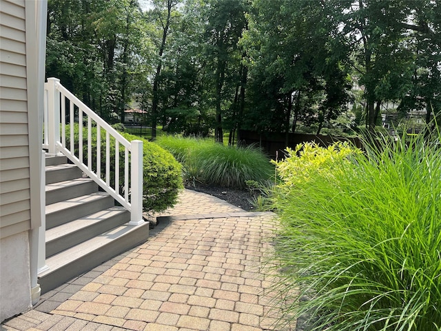 7 Woodland Ter, Orangeburg, NY 10962 - view of patio / terrace with stairs