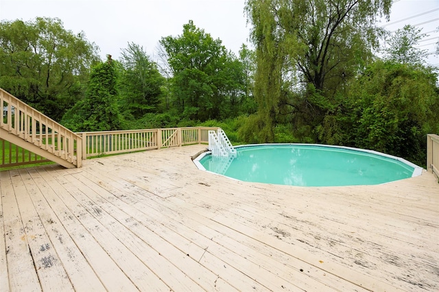 16 Bushwick Rd, Poughkeepsie, NY 12603 - outdoor pool with a wooden deck