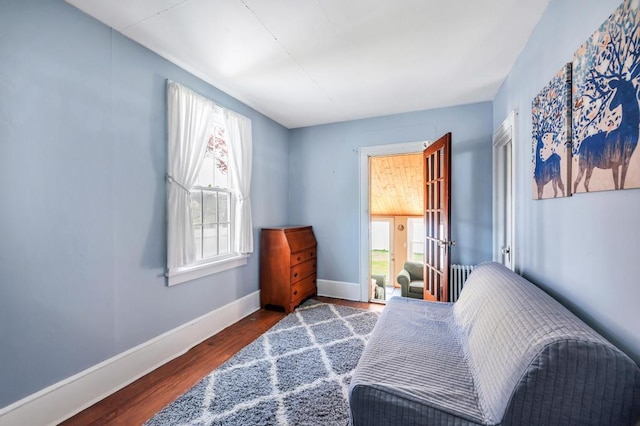 29 E St, Hicksville, NY 11801 - sitting room featuring wood finished floors and baseboards