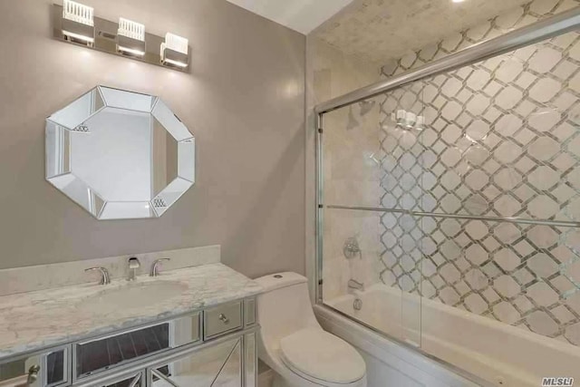 19 Meadow Glen Rd, Fort Salonga, NY 11768 - bathroom with combined bath / shower with glass door and vanity