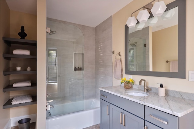 20 Paye Ave, Beacon, NY 12508 - full bath featuring vanity and enclosed tub / shower combo
